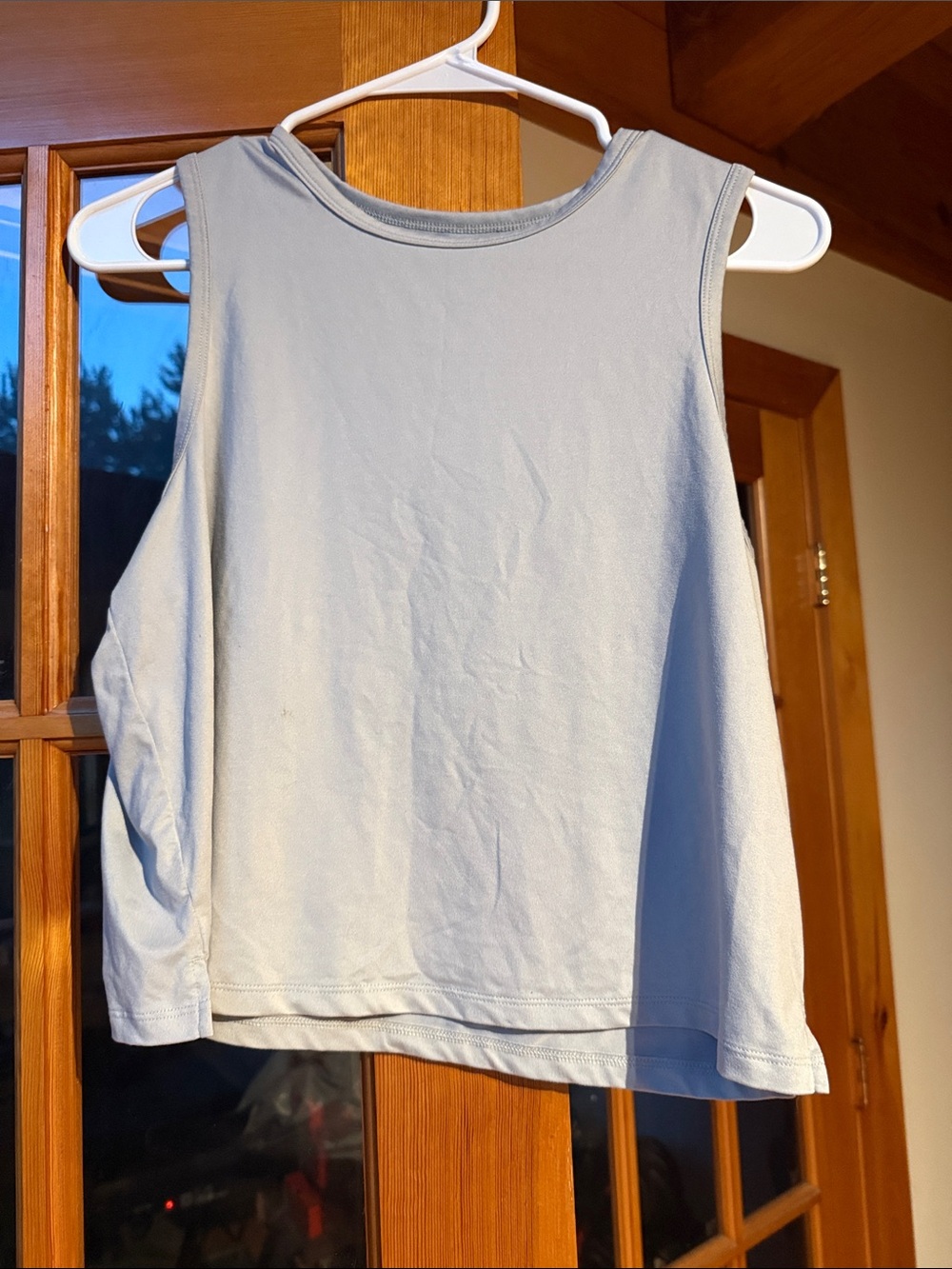 Women's Sleeveless Tank Top - Light Blue